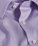 Lilac Geometric Dot Print Dress Shirt