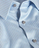 Sky & Pearl Dobby Stripe Dress Shirt