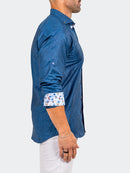 Dress Shirt LS Einstein Marthyr Blue 147