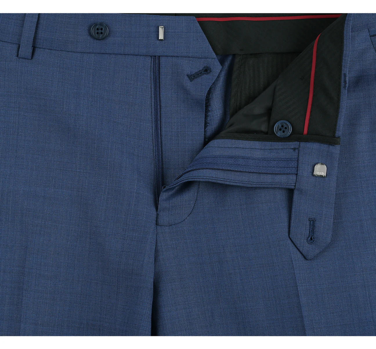 JL Suit Blue Sharkskin Classic Fit Super 140's