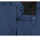 JL Suit Blue Sharkskin Classic Fit Super 140's