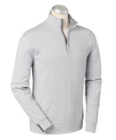 Signature Leaderboard Pima Cotton Quarter-Zip Pullover Grey