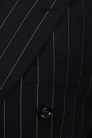 Black Chalk Stripe Modern Fit Suit