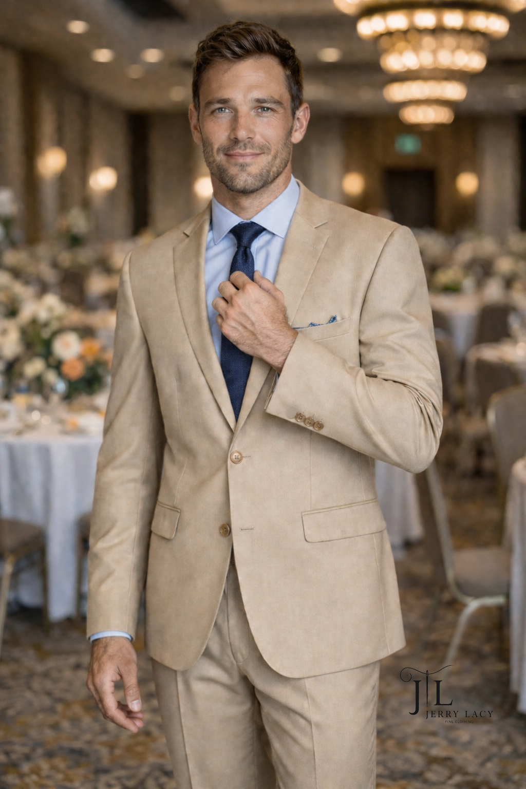 JL Tan Formal Classic Suit