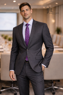 JL Gray Slim Suit
