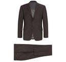 JL Chocolate Suit Solid Classic Fit