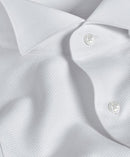 Piqué Wing Collar French Cuff Formal Shirt