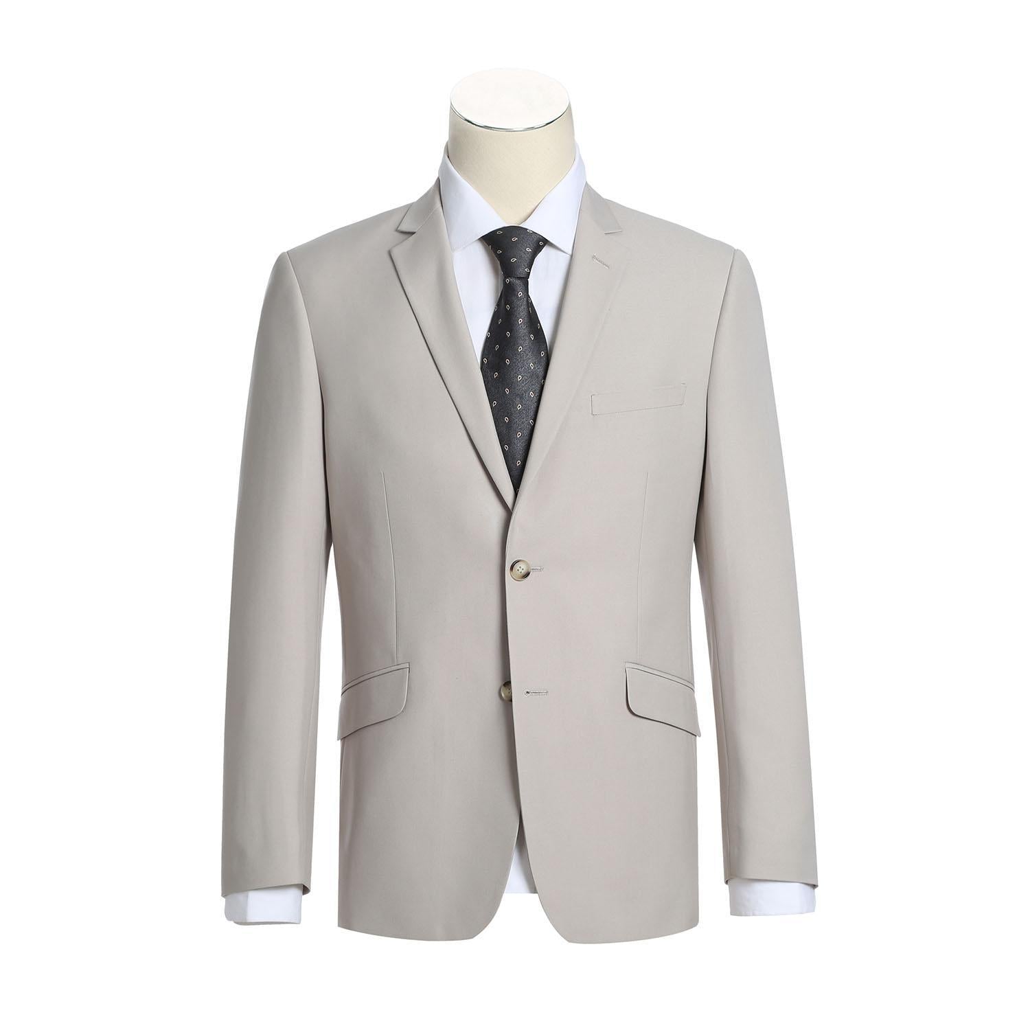 JL Cement Slim Fit Suit
