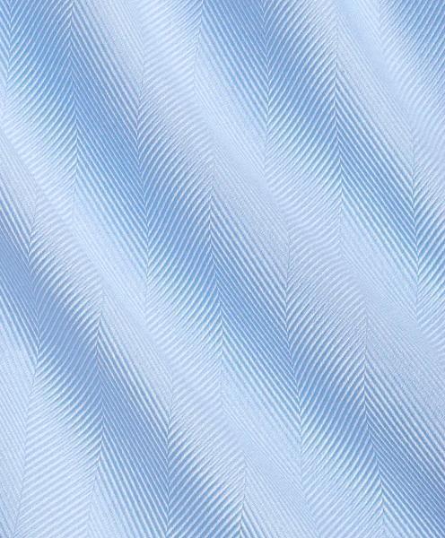 Sky Contrast Herringbone Solid Dress Shirt