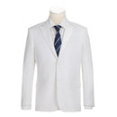 JL White Linen Suit Slim Fit