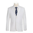 JL White Linen Suit Classic Fit