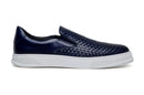 Leather Slip on Sneaker Fernando Navy