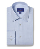Sky & Blue Twill Check Dress Shirt