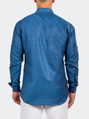 Dress Shirt LS Einstein Marthyr Blue 147