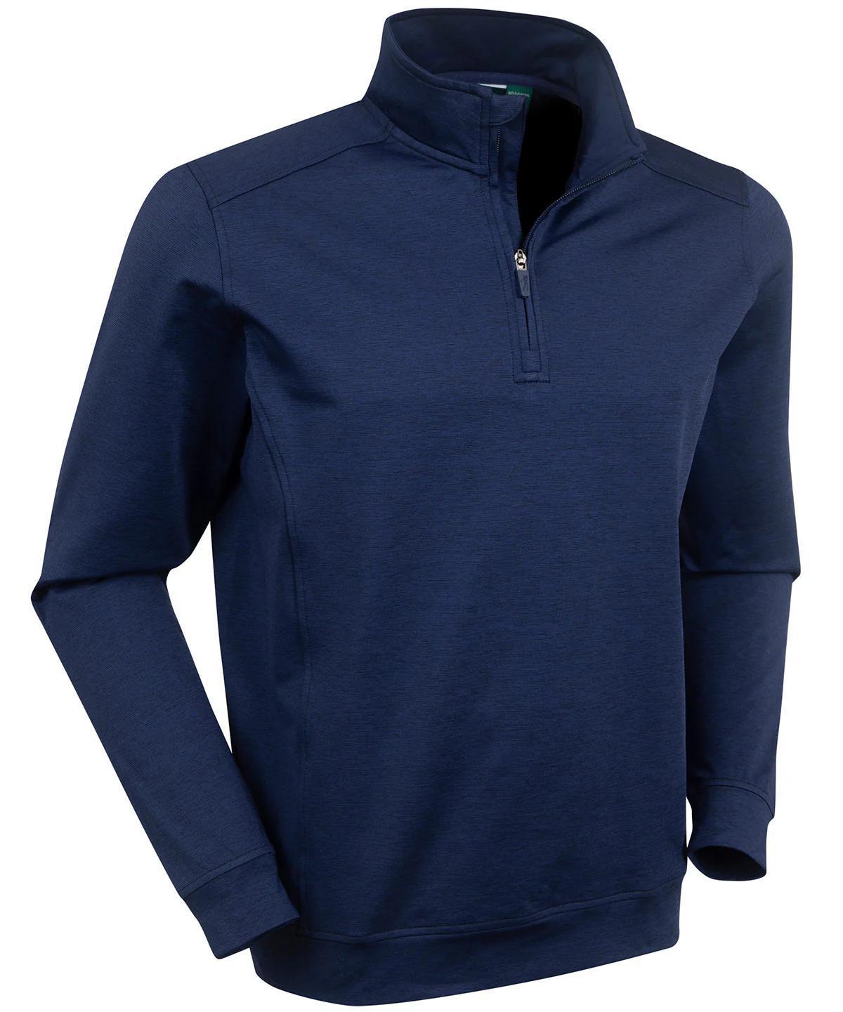 Performance Clubhouse Quarter-Zip Long-Sleeve Pullover Navy
