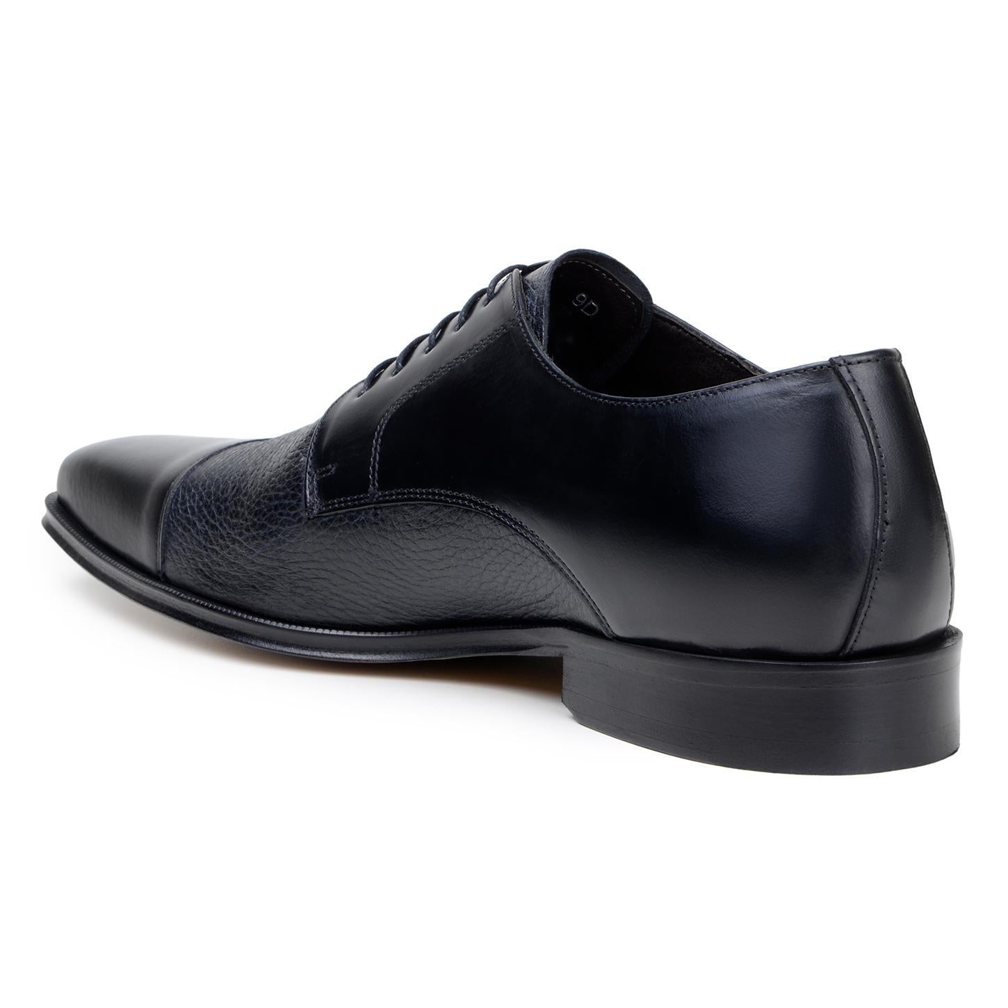 Alexander Cap Toe Lace Up Black