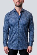 Shirt Einstein Ripples Blue L