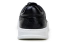 Leather Low Top Sneaker Matteo Black