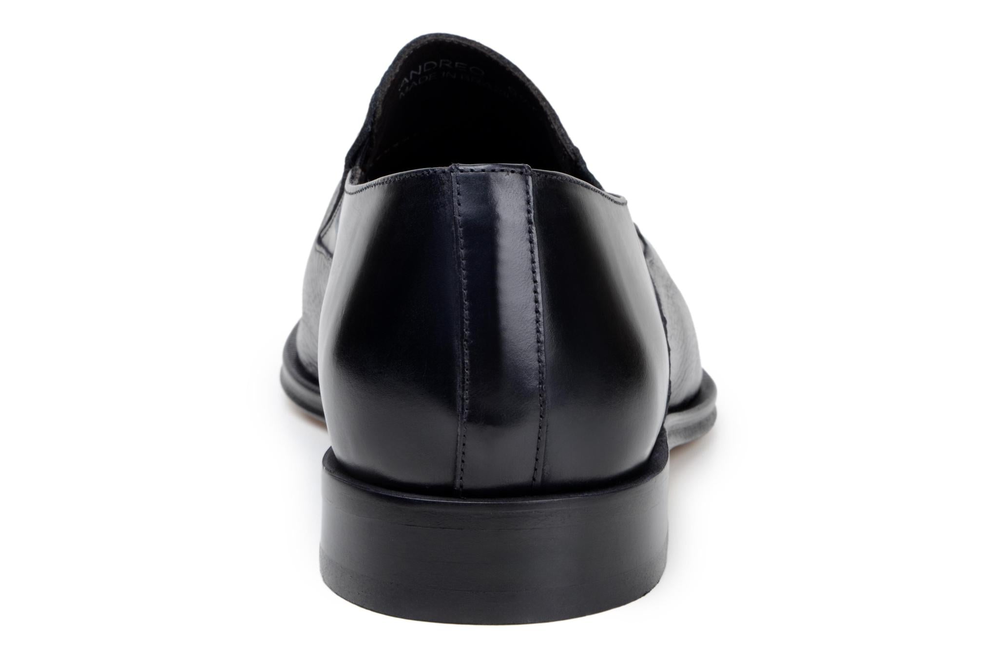 Andreo Cap Toe Slip on Black