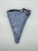 Beige Exploded Paisley/Floral Print Reversible Pocket Circle