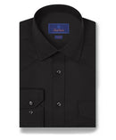 Black Twill Western Shirt