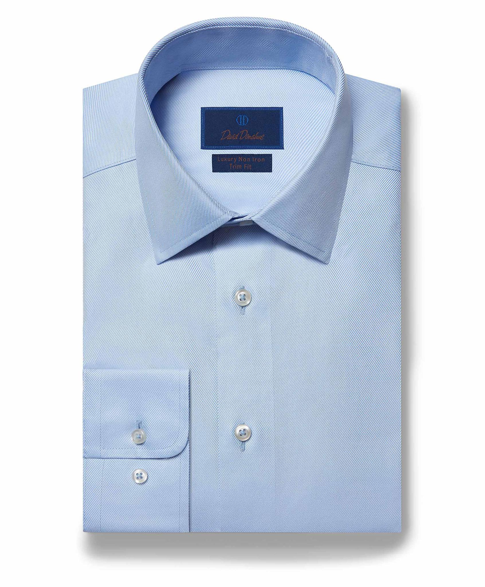 Sky Non-Iron Dress Shirt Trim Fit