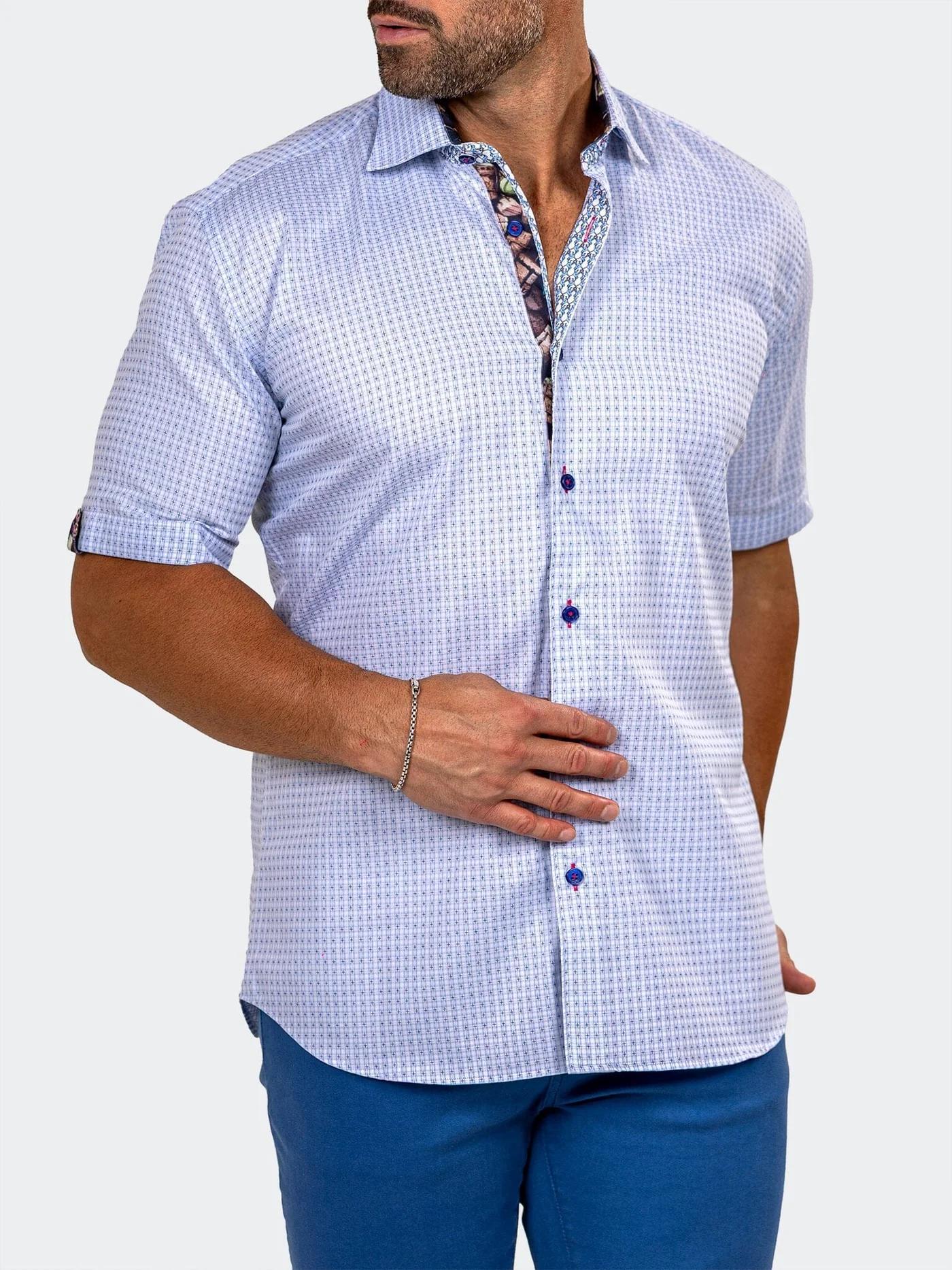 Dress Shirt Galileo Marthyr Blue 030