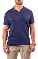 Polo ZipNavy Blue