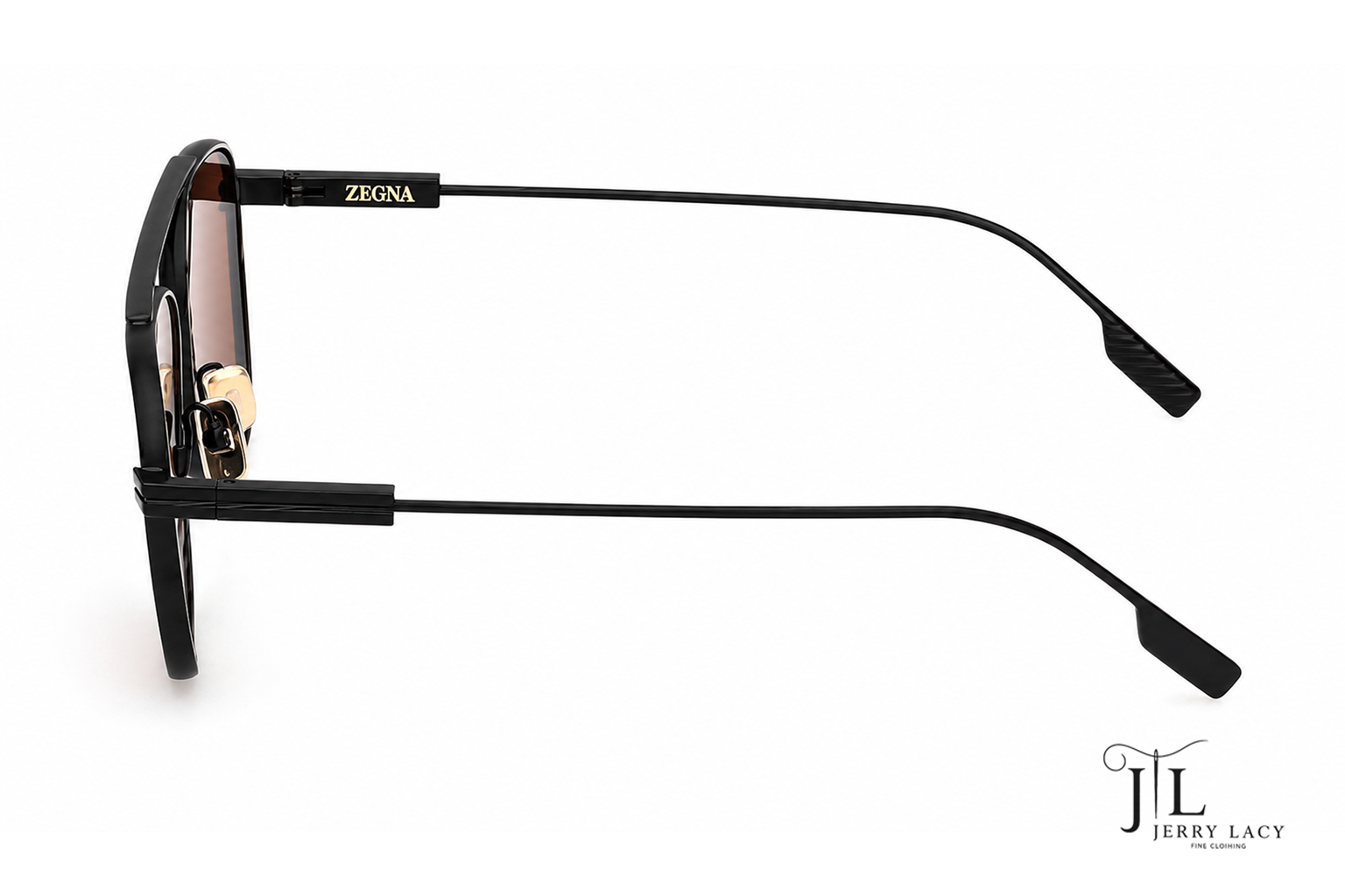 Metal Sunglasses Zegna Matte Black