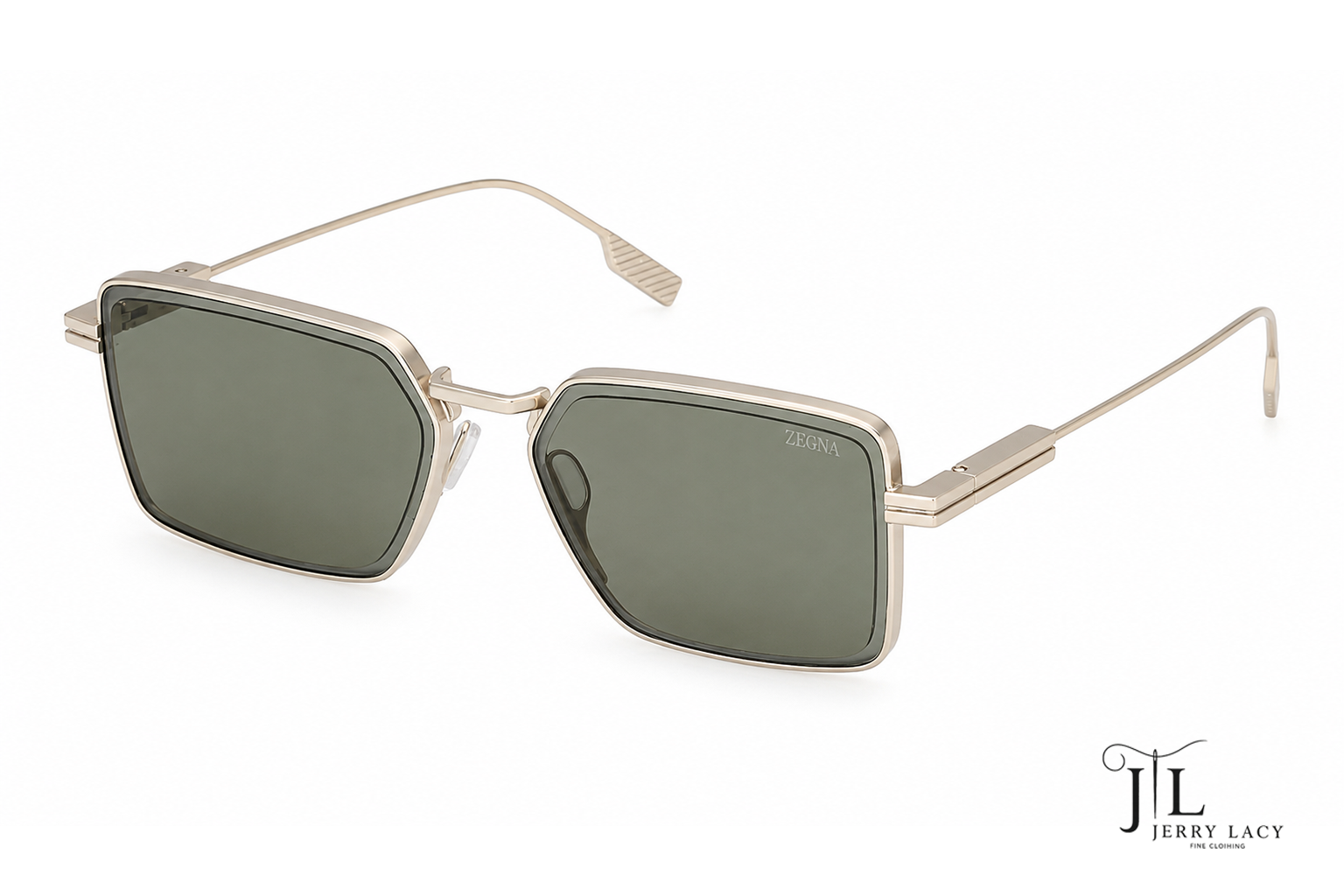 Metal Sunglasses Zegna Pale Gold