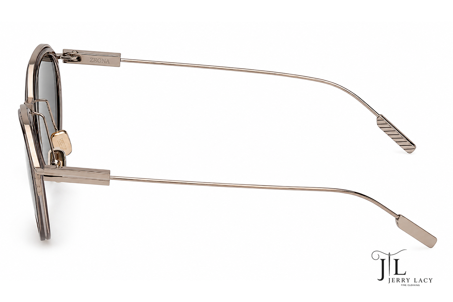 Metal Sunglasses Zegna Shiny Beige