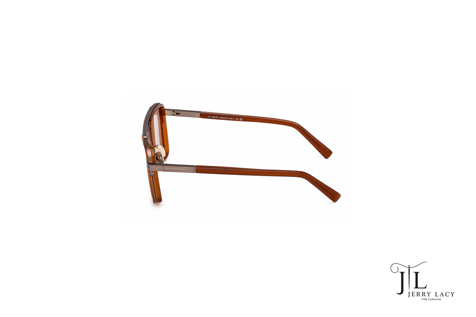 Metal Sunglasses Zegna Dark Brown