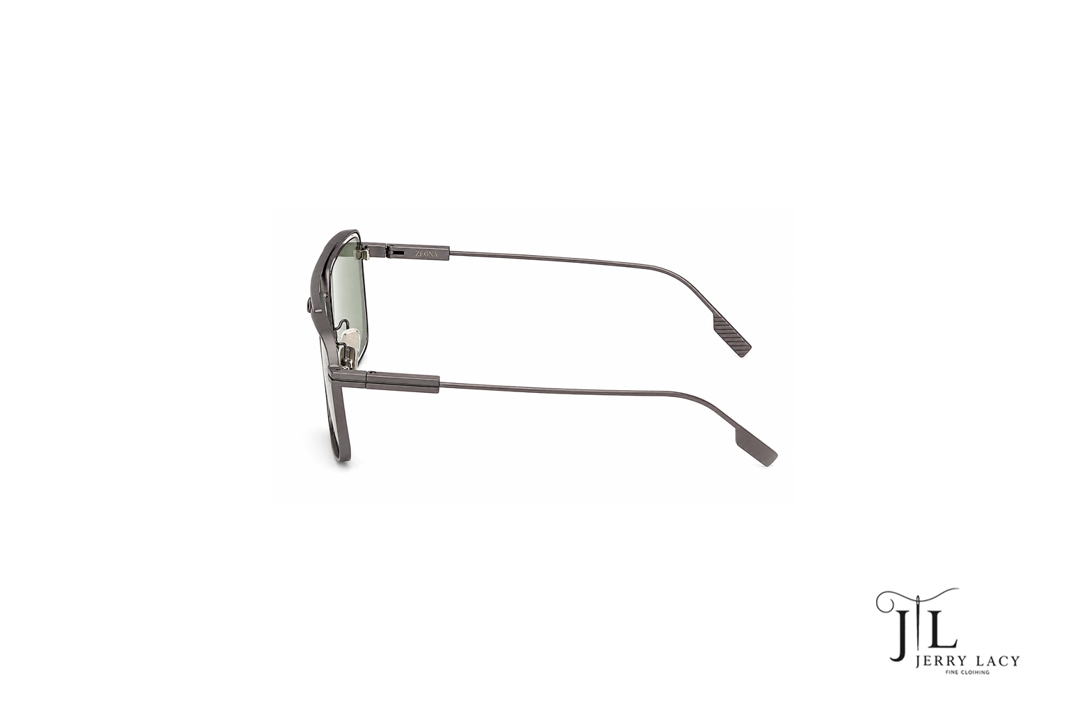 Metal Sunglasses Zegna Matte Gunmetal