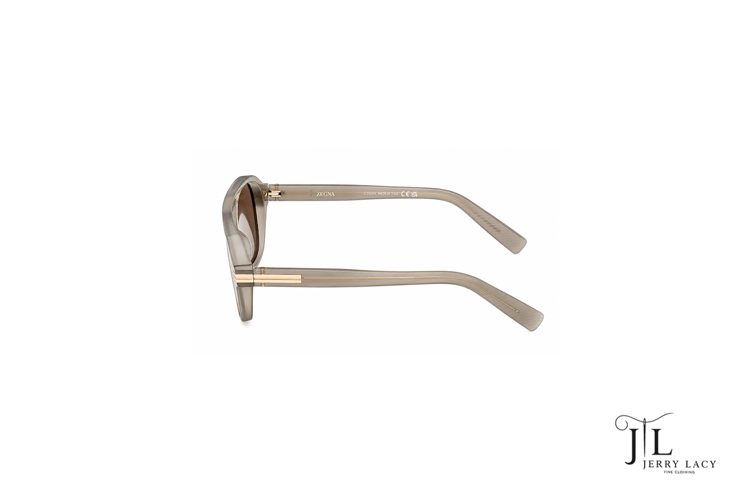 Acetate Sunglasses ZEGNA Shiny Grey