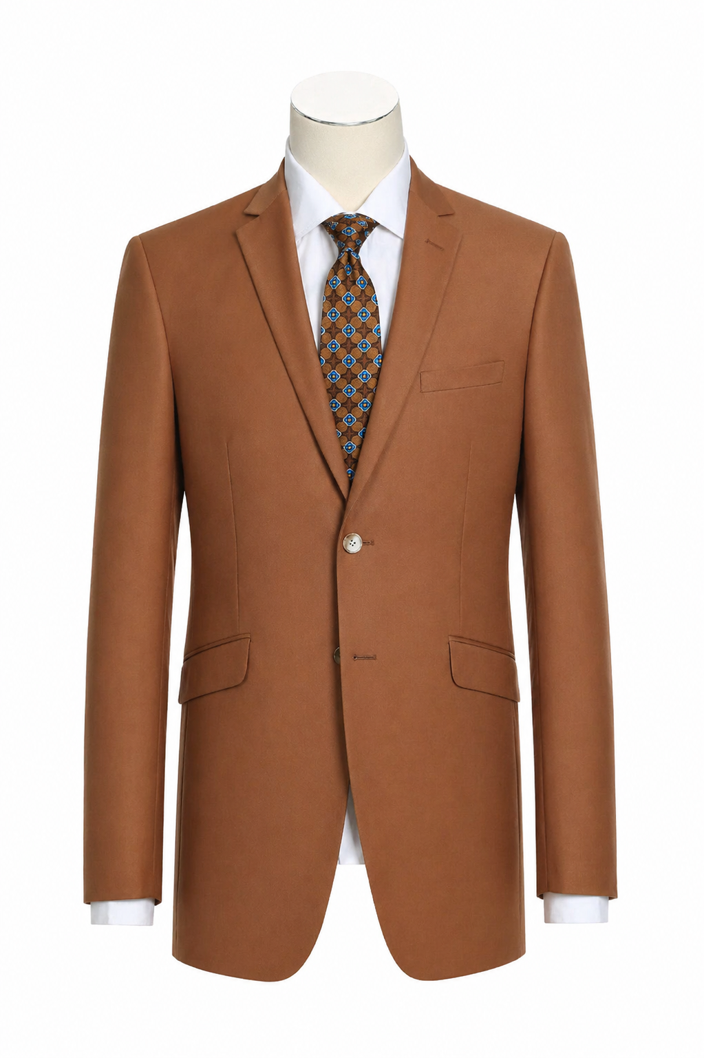 JL Suit Caramel Slim Fit