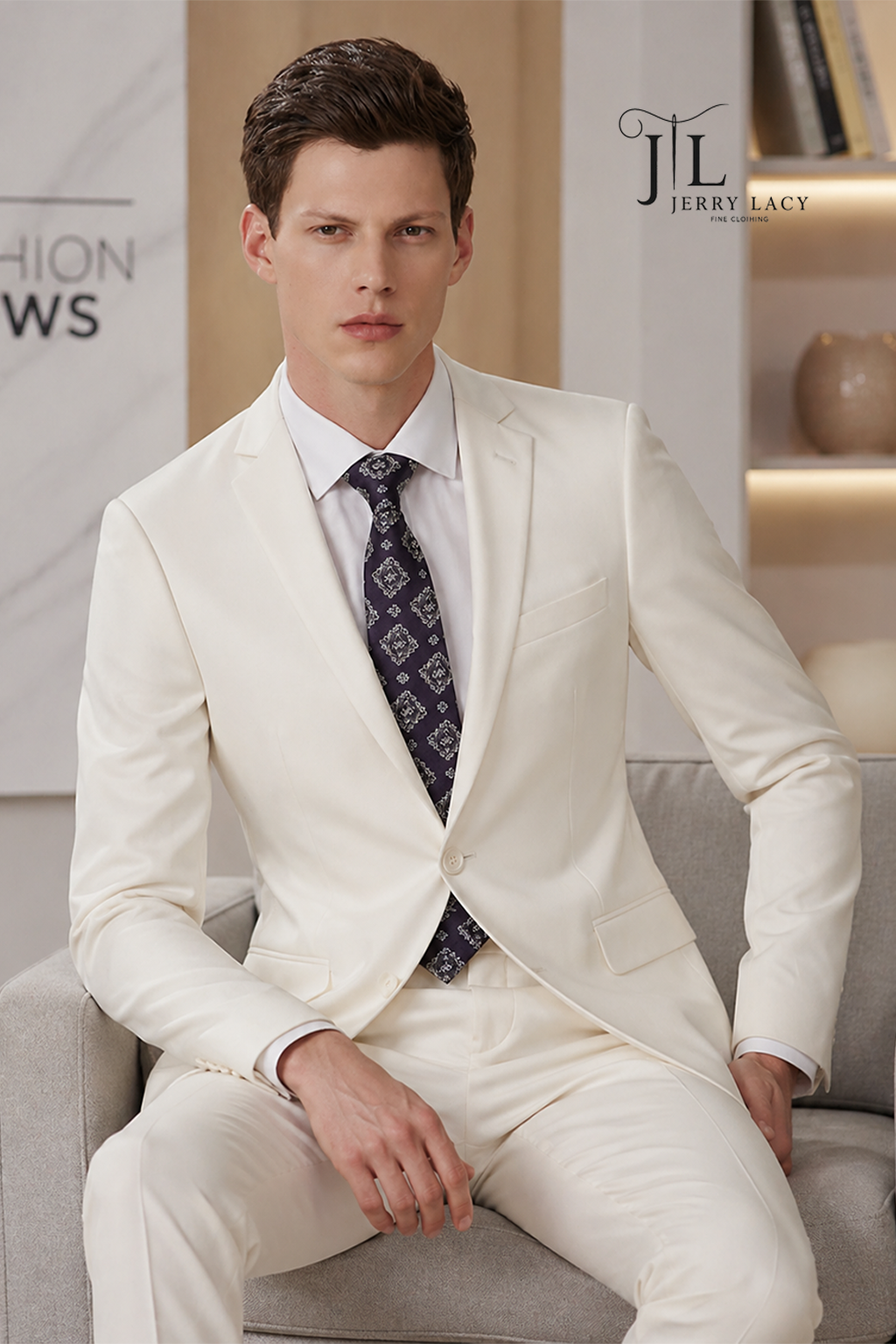 JL Suit Ivory Classic Fit