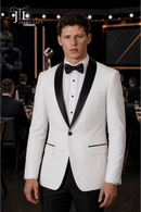 JL Dinner Jacket White/Black