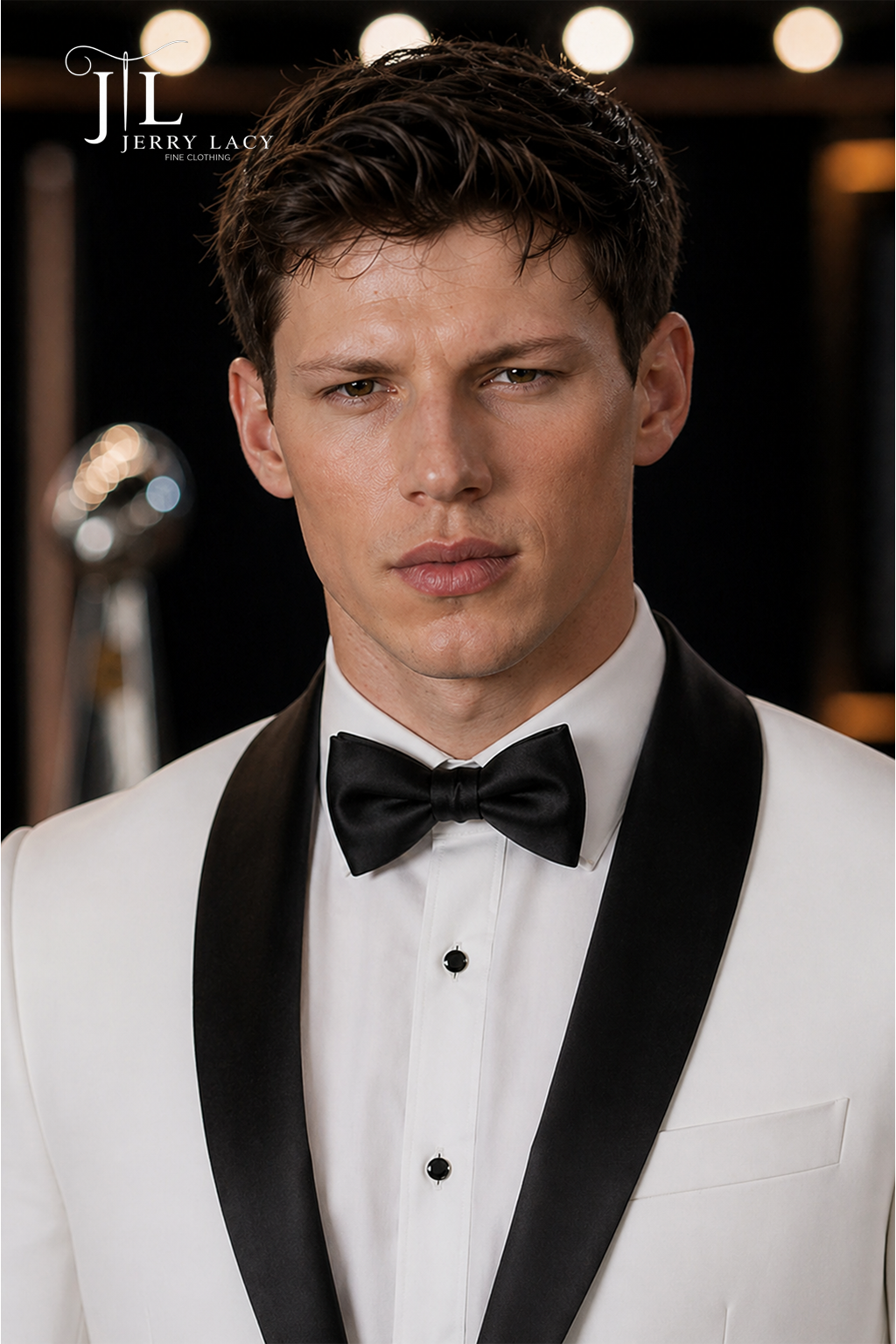 JL Dinner Jacket White/Black