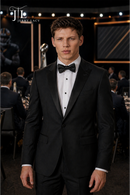 JL Tux Black Slim Fit