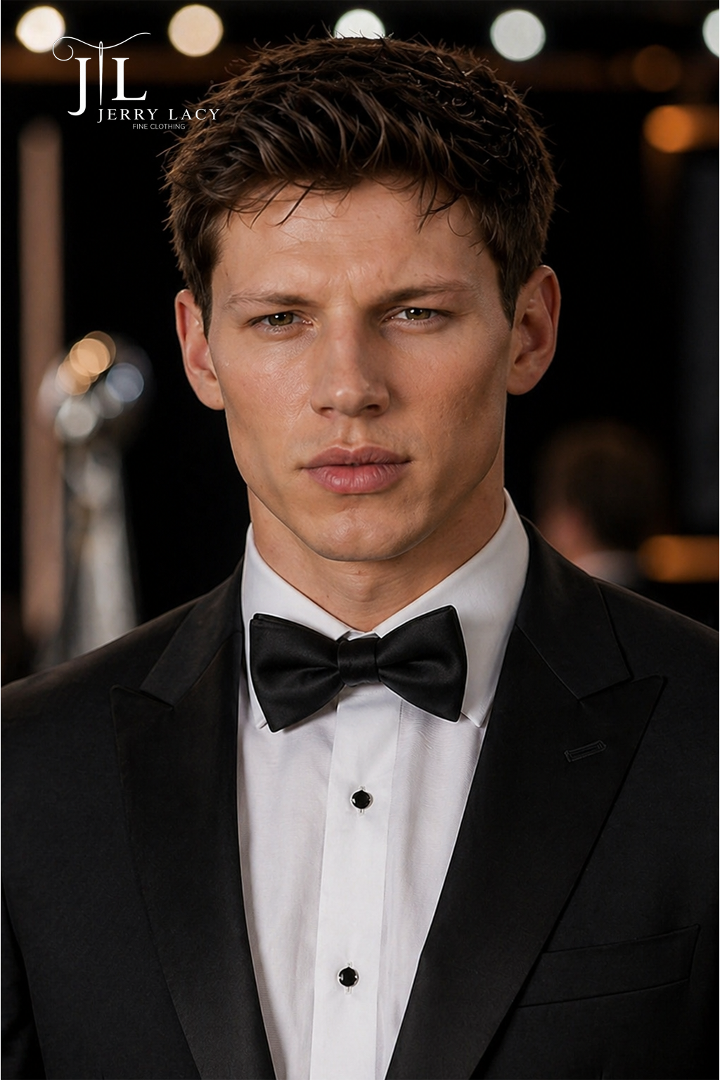 JL Tux Black Slim Fit