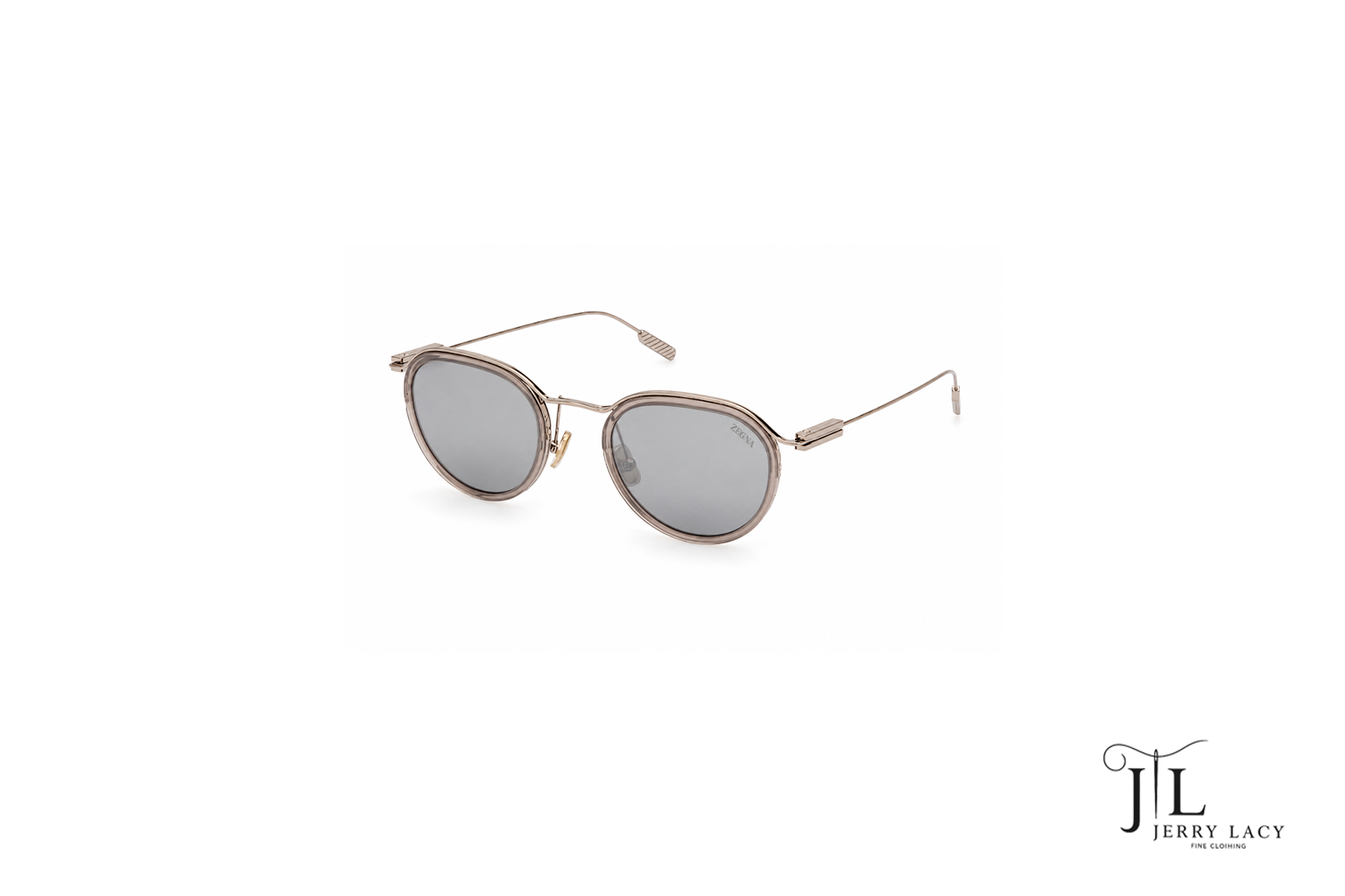 Metal Sunglasses Zegna Shiny Beige
