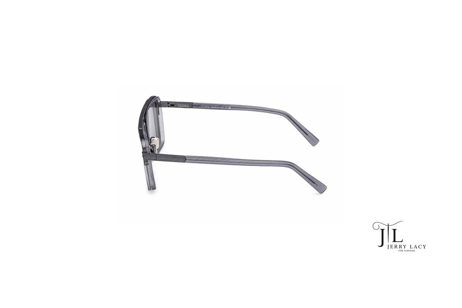 Metal Sunglasses Zegna Shiny Grey
