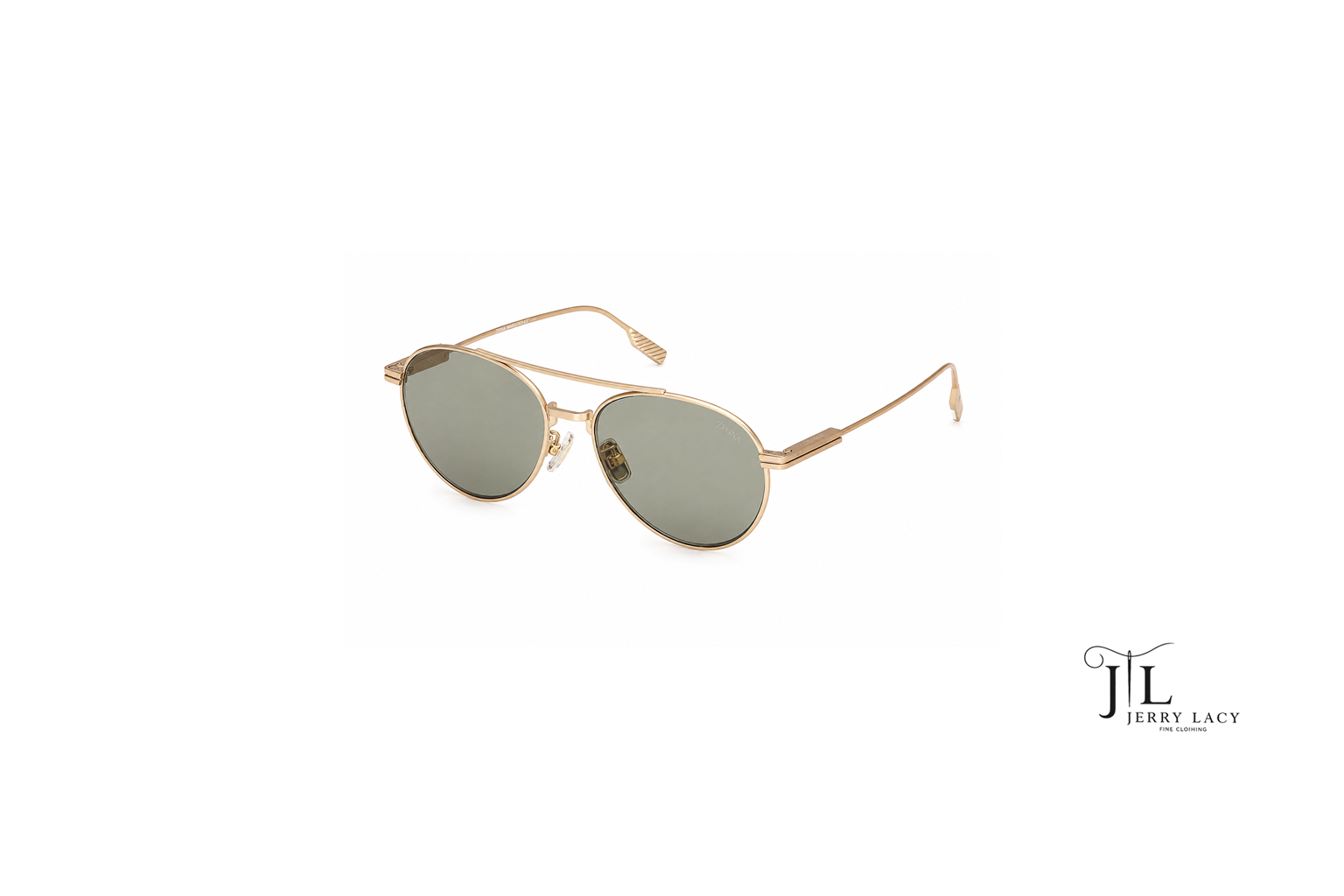 Titanium Sunglasses Zegna Matte Light Bronze