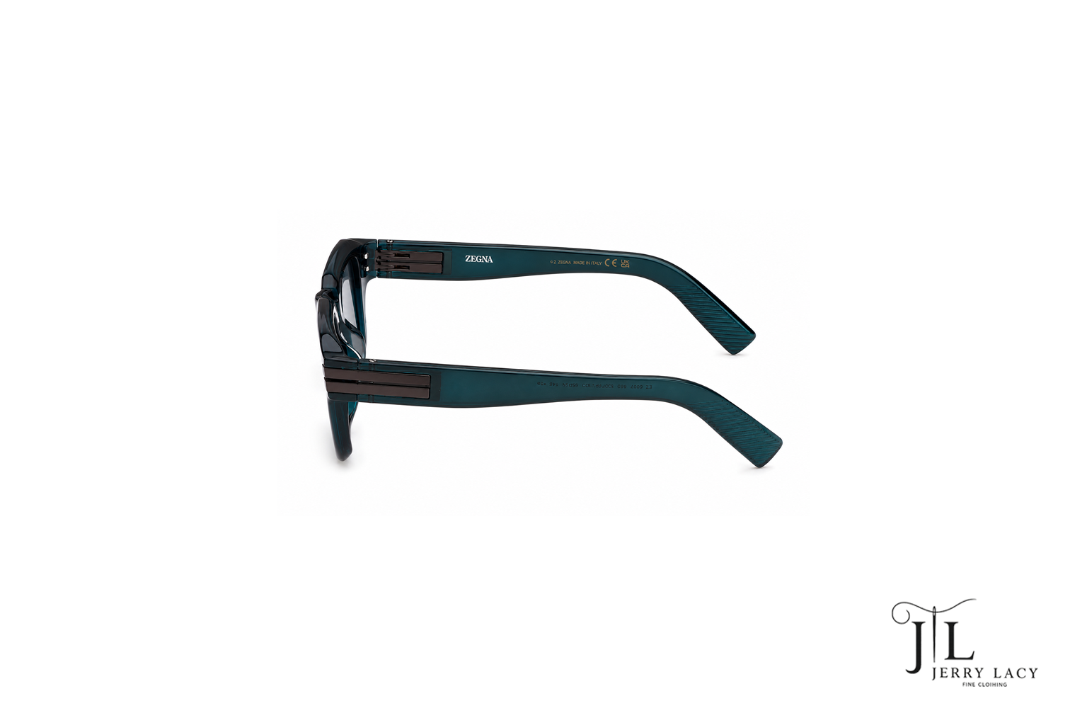 Acetate Sunglasses ZEGNA Shiny Dark Green