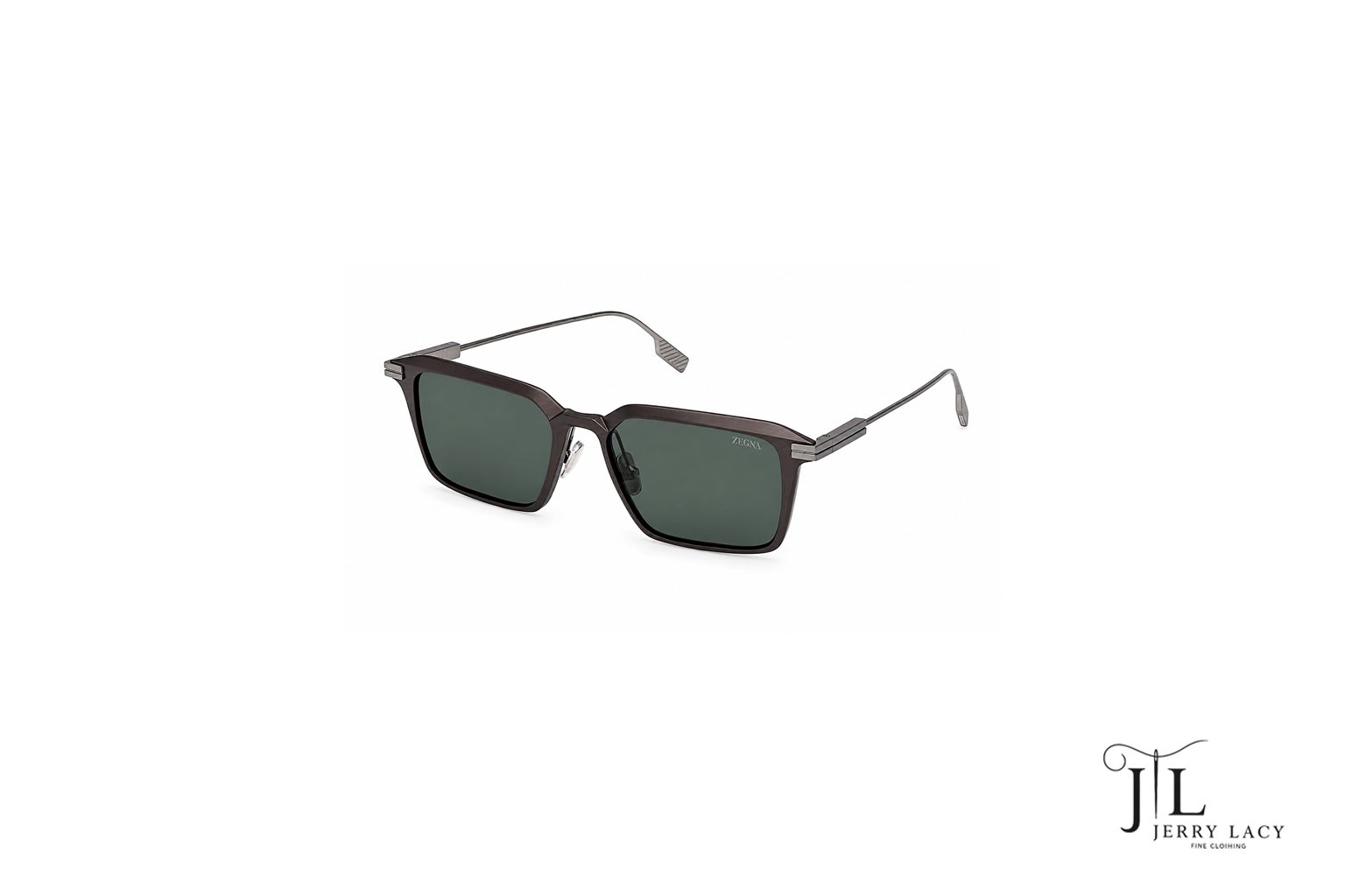 Aluminium Sunglasses Zegna Matte Gunmetal