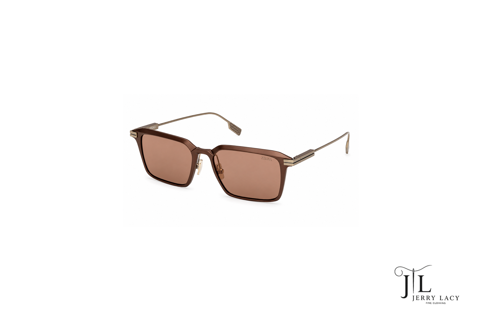 Aluminium Sunglasses Zegna Matte Pale Gold