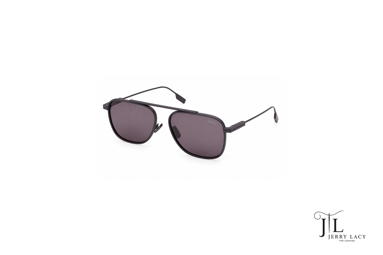 Metal Sunglasses Zegna Matte Blue
