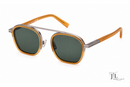 Metal Sunglasses Zegna Shiny Light Brown