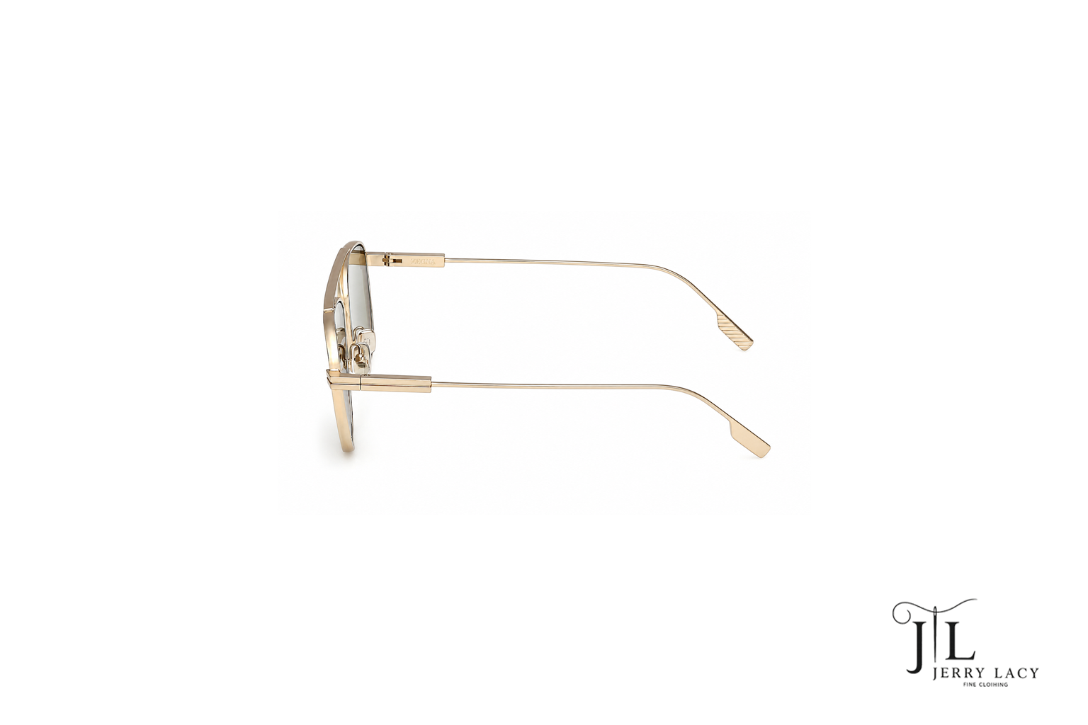 Metal Sunglasses Zegna Matte Pale Gold