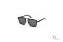Metal Sunglasses Zegna Shiny Dark Brown